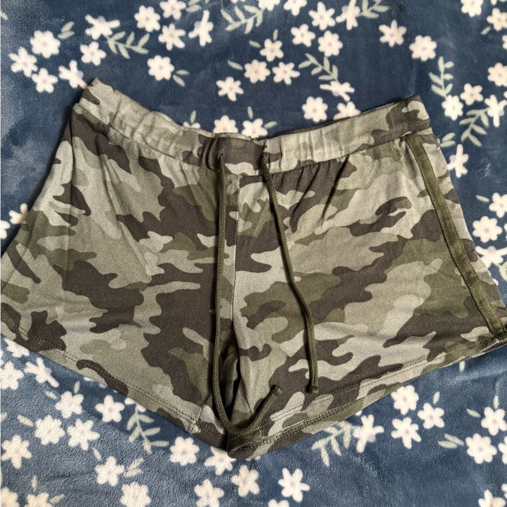 Camouflage Print Shorts